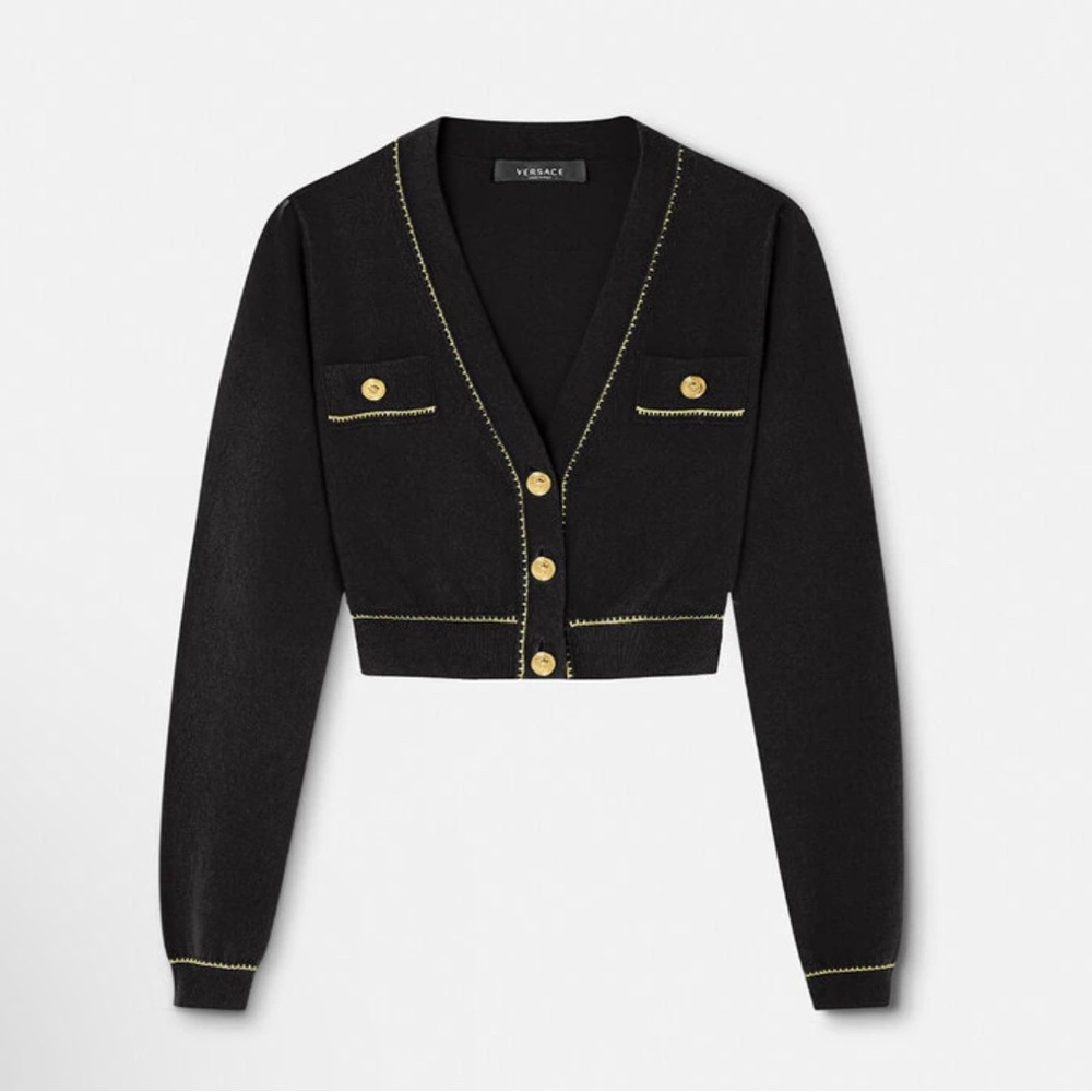 Versace Cropped Women’s Cardigan sz 38
